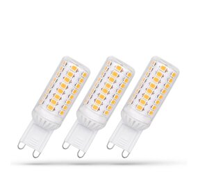 Spectrum LED G9 Multipack - 4W entspricht 35W dimmbar - 6000K Tageslichtweiß - 18x58 mm Spectrum LED G9 Multipack - 4W entspricht 35W dimmbar - 6000K Tageslichtweiß - 18x58 mm