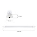 Spectrum LED Armatur Limea - 150cm 45W 120Lm pro Watt - 4000K 840 - IP65 spritzwassergeschützt - modulär anschließbar Spectrum LED Armatur Limea - 150cm 45W 120Lm pro Watt - 4000K 840 - IP65 spritzwassergeschützt - modulär anschließbar
