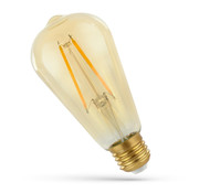 Spectrum LED Fadenlampe E27 - ST58 - 5W entspricht 50W - 2500K extra Warmweiß