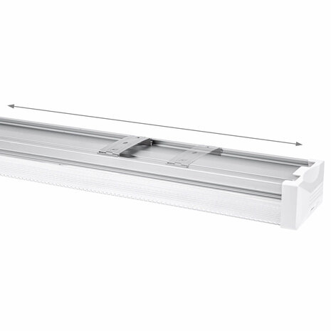 Spectrum LED Armatur Prisma 120cm IP44 40W entspricht 400W 4000K Neutralweiß - 5 Jahre Garantie Spectrum LED Armatur Prisma 120cm IP44 40W entspricht 400W 4000K Neutralweiß - 5 Jahre Garantie