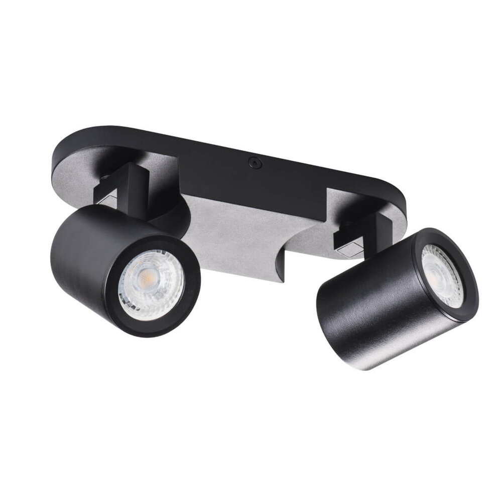 Kanlux – Zuverlässige LED- und Elektrobeleuchtung LED GU10 Deckenspot Wandspot schwarz - zweifach für 2 LED GU10 Spots Kanlux – Zuverlässige LED- und Elektrobeleuchtung LED GU10 Deckenspot Wandspot schwarz - zweifach für 2 LED GU10 Spots