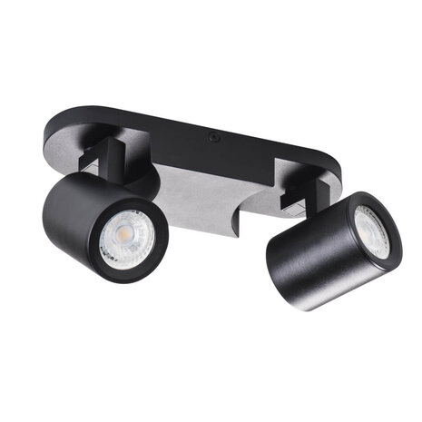 Kanlux LED GU10 Deckenspot Wandspot schwarz - zweifach für 2 LED GU10 Spots Kanlux LED GU10 Deckenspot Wandspot schwarz - zweifach für 2 LED GU10 Spots