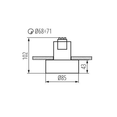 Kanlux – Zuverlässige LED- und Elektrobeleuchtung Deckenspot MINI RITI GU10 B/B Kanlux – Zuverlässige LED- und Elektrobeleuchtung Deckenspot MINI RITI GU10 B/B