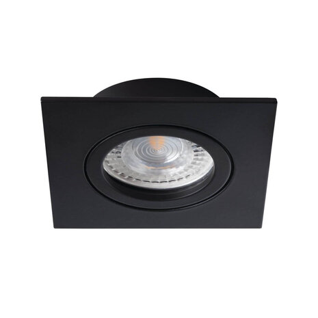LED Strahler Einbaurahmen Premium Mattschwarz - Sägegr. 70-74mm 