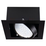 Kanlux ‚Äì Zuverl√§ssige LED- und Elektrobeleuchtung LED AR111 Strahler Einbaurahmen Schw. viereckig - für 1 LED Spot Kanlux ‚Äì Zuverl√§ssige LED- und Elektrobeleuchtung LED AR111 Strahler Einbaurahmen Schw. viereckig - für 1 LED Spot