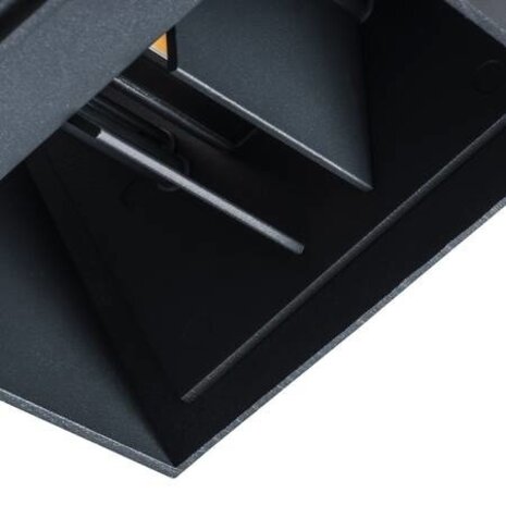 Kanlux LED Wandleuchte Grafit IP54 - 7W 4000K Neutralweiß- verstellbare Streurichtung Kanlux LED Wandleuchte Grafit IP54 - 7W 4000K Neutralweiß- verstellbare Streurichtung