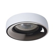 Kanlux LED GU10 Strahler Einbaurahmen Weiß rund - für 1 LED Spot