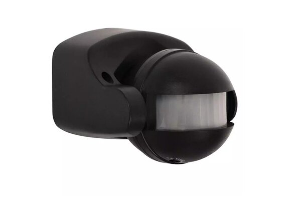 Kanlux – Zuverlässige LED- und Elektrobeleuchtung Bewegungssensor Außenbereich 160° -  IP44 - PIR Infrarot Bewegungsmelder - 230V max. 1200W  - schwarz