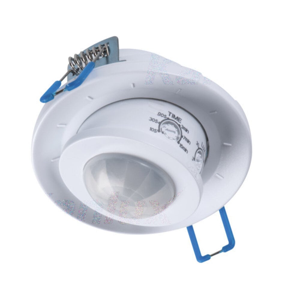 Kanlux – Zuverlässige LED- und Elektrobeleuchtung Einbau Bewegungssensor 360° - IP20 - PIR Infrarot Bewegungsmelder - 230V max. 800W - schwenkbar - Weiß Kanlux – Zuverlässige LED- und Elektrobeleuchtung Einbau Bewegungssensor 360° - IP20 - PIR Infrarot Bewegungsmelder - 230V max. 800W - schwenkbar - Weiß