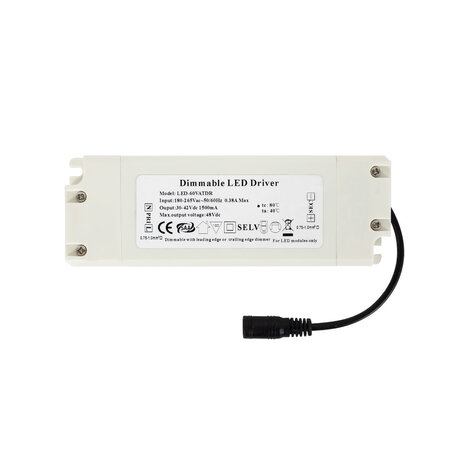LEDKIA – Moderne und energieeffiziente LED-Beleuchtung Triac Trafo dimmbar 65W - 25-42V Output - 1500mA -  für LED Panel - flimmerfrei