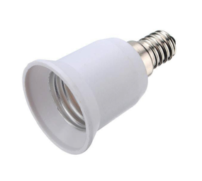 Led line: Erstklassiges Lichtdesign Reduzierstück Adapter E14 auf E27 Weiß max. 60W