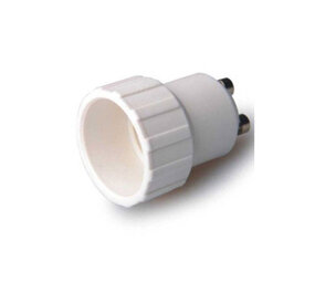 Led line: Erstklassiges Lichtdesign Reduzierstück Adapter GU10 auf E14 Weiß max. 60W