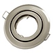 Led line: Erstklassiges Lichtdesign LED Strahler Einbaurahmen Satin Nickel rund - schwenkbar - Sägegr. 74mm - Außengr. 97mm Led line: Erstklassiges Lichtdesign LED Strahler Einbaurahmen Satin Nickel rund - schwenkbar - Sägegr. 74mm - Außengr. 97mm