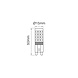 Led line: Erstklassiges Lichtdesign LED G9 - 4W entspricht 35W - 2700K Warmweiß - 15x50 mm