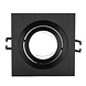 Led line: Erstklassiges Lichtdesign LED Strahler Einbaurahmen Schwarz viereckig - schwenkbar - Sägegröße 74mm - Außengröße 92mm Led line: Erstklassiges Lichtdesign LED Strahler Einbaurahmen Schwarz viereckig - schwenkbar - Sägegröße 74mm - Außengröße 92mm
