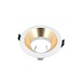 Led line: Erstklassiges Lichtdesign LED Strahler Einbaurahmen rund - Gold / Weiß - Sägegröße 75mm - Außengröße 94mm