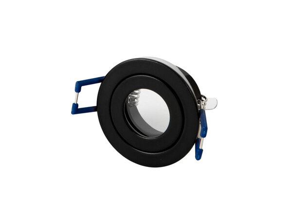 Led line: Erstklassiges Lichtdesign LED GU11 / MR11 Strahler Einbaurahmen 35mm - Schwarz rund - wasserdicht IP44 - Sägegröße 45mm - Außengröße 55mm Led line: Erstklassiges Lichtdesign LED GU11 / MR11 Strahler Einbaurahmen 35mm - Schwarz rund - wasserdicht IP44 - Sägegröße 45mm - Außengröße 55mm