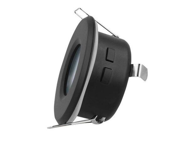 Led line: Erstklassiges Lichtdesign LED Strahler Einbaurahmen Schwarz rund - Badezimmer IP44 - Sägegröße 73mm - Außengröße 83mm Led line: Erstklassiges Lichtdesign LED Strahler Einbaurahmen Schwarz rund - Badezimmer IP44 - Sägegröße 73mm - Außengröße 83mm
