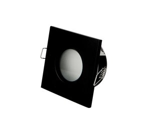 Led line: Erstklassiges Lichtdesign LED Strahler Einbaurahmen Schwarz viereckig - Badezimmer IP44 - Sägegr. 73mm - Außengr. 84mm