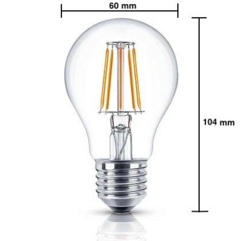 LCB LED-Beleuchtung Innovatives Design, hochwertige Technik & schnelle Lieferung! LED Fadenlampe dimmbar - E27 A60 - 4W entspricht 50W - 2700K Warmweiß