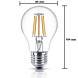 LED Fadenlampe dimmbar - E27 A60 - 4W entspricht 50W - 2700K Warmweiß LED Fadenlampe dimmbar - E27 A60 - 4W entspricht 50W - 2700K Warmweiß
