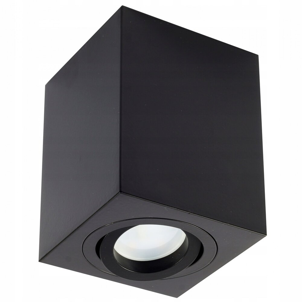 LCB LED-Beleuchtung Innovatives Design, hochwertige Technik & schnelle Lieferung! LED Deckenspot - Wüfel viereckig - Schwarz  - mit GU10 Fassung - schwenkbar - exkl. LED Spot