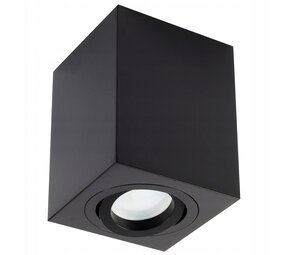 LCB LED-Beleuchtung Innovatives Design, hochwertige Technik & schnelle Lieferung! LED Deckenspot - Wüfel viereckig - Schw.  - mit GU10 Fassung - schwenkbar - exkl. LED Spot