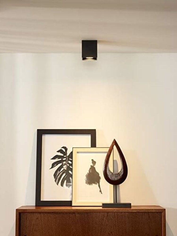 LCB LED Deckenspot - Wüfel viereckig - Schwarz - mit GU10 Fassung - schwenkbar - exkl. LED Spot LCB LED Deckenspot - Wüfel viereckig - Schwarz - mit GU10 Fassung - schwenkbar - exkl. LED Spot