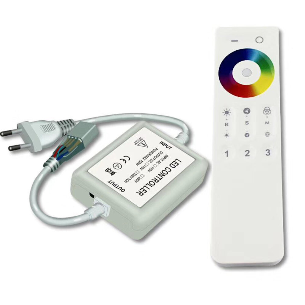 Aigostar LED-Leuchten LED RGB Leuchtband V1 - 5 Meter - Fernbedienung optional - funktioniert direkt mit 230V