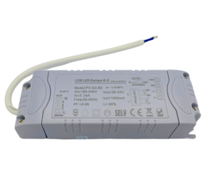 LCB LED-Beleuchtung Innovatives Design, hochwertige Technik & schnelle Lieferung! LED Panel Trafo - dimmbar 1-10V - 30-42V 1500mA - für 60W LED Panels