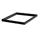 LED Aufbau Panel Schwarz Aluminium - 60x60cm Rahmensystem - 5cm hoch inkl. Schrauben LED Aufbau Panel Schwarz Aluminium - 60x60cm Rahmensystem - 5cm hoch inkl. Schrauben