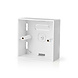 Aufputz Steckdose universal Weiß - geeignet für LED Unterputz Dimmer Aufputz Steckdose universal Weiß - geeignet für LED Unterputz Dimmer
