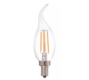 LCB LED Fadenlampe dimmbar - E14 C37 - 5W entspricht 40W -  2700K Warmweiß LCB LED Fadenlampe dimmbar - E14 C37 - 5W entspricht 40W -  2700K Warmweiß