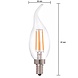 LED Fadenlampe dimmbar - E14 C37 - 5W entspricht 40W - 2700K Warmweiß LED Fadenlampe dimmbar - E14 C37 - 5W entspricht 40W - 2700K Warmweiß