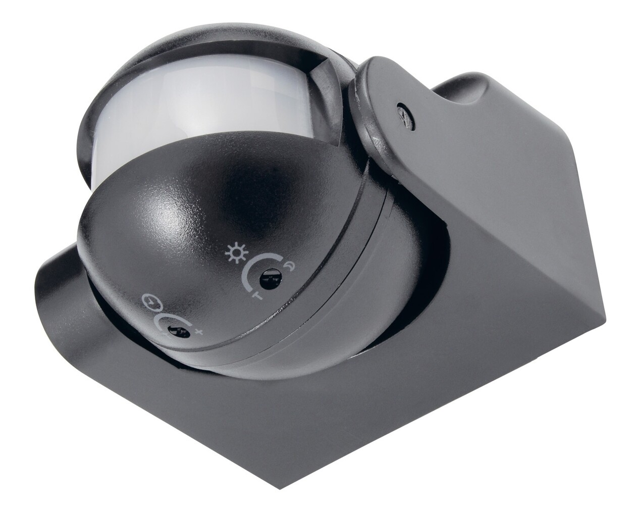 LCB LED-Beleuchtung Innovatives Design, hochwertige Technik & schnelle Lieferung! LED Bewegungssensor IP44 Schwarz . 180° - PIR infrarot Bewegungsmelder - 230V max. 300W