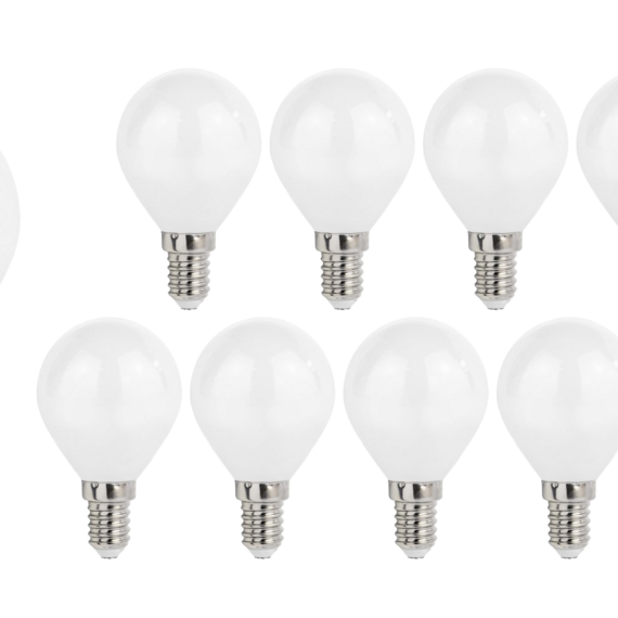 6x 6W (=40W) LED Pearl 6500K Tageslicht Weiß Ses E14 Kerze Glühbirne