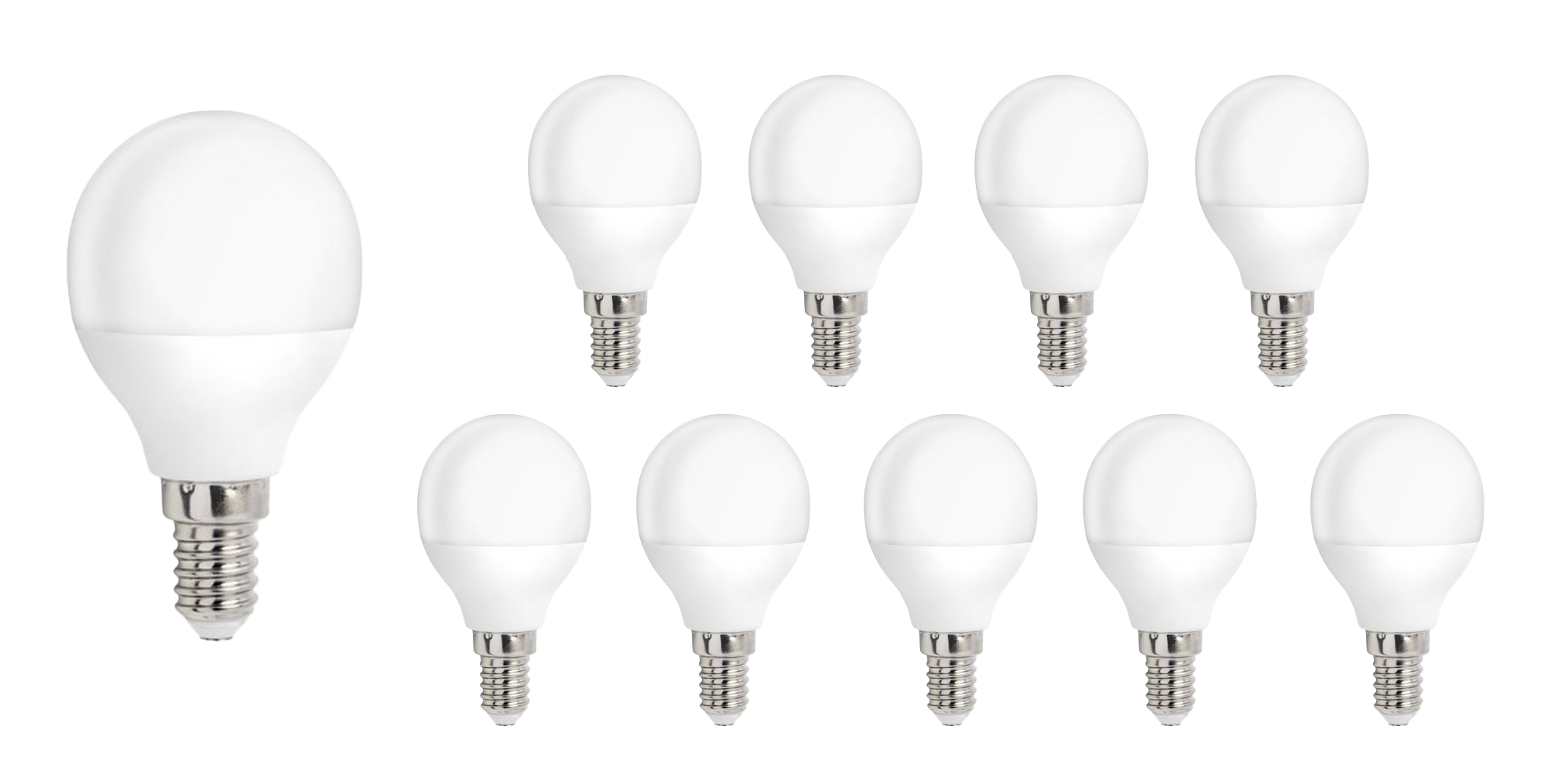 Ampoule LED E27 Mat E14 8 W/10 W Blanc Chaud, 10 W = 75 W E27