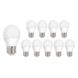 Spectrum 10er Pack - E27 LED Lampen - Typ G45 - 4W entspricht 25W - 6400K Tageslichtweiß Spectrum 10er Pack - E27 LED Lampen - Typ G45 - 4W entspricht 25W - 6400K Tageslichtweiß