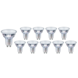 LCB LED-Beleuchtung Innovatives Design, hochwertige Technik & schnelle Lieferung! 10er Pack - GU10 LED Spots - 1W entspricht 10W - 2700K Warmweiß - 36° Abstrahlwinkel