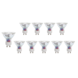 Aigostar LED-Leuchten  Vorteilspack 10x LED GU10 - 3W entspricht 26W - 2700K Warmweiß