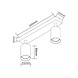 LED Deckenspot Weiß - 2 verstellbare GU10 Fassungen für LED Spots - exkl. LED Spot LED Deckenspot Weiß - 2 verstellbare GU10 Fassungen für LED Spots - exkl. LED Spot