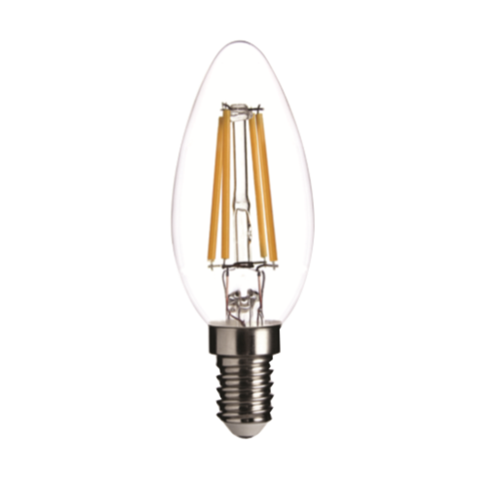 LCB LED-Beleuchtung Innovatives Design, hochwertige Technik & schnelle Lieferung! LED Fadenlampe dimmbar - E14 C37 - 5W entspricht 50W -  2700K Warmweiß