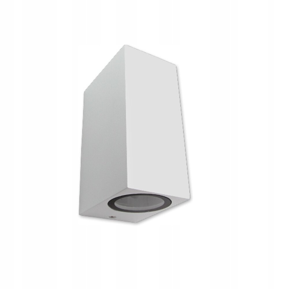 LCB LED-Beleuchtung Innovatives Design, hochwertige Technik & schnelle Lieferung! LED Wandleuchte Weiß - GU10 Fassung - IP44 - geeignet für 2 GU10 Spots