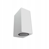 LCB LED-Beleuchtung Innovatives Design, hochwertige Technik & schnelle Lieferung! LED Wandleuchte Weiß - GU10 Fassung - IP44 - geeignet für 2 GU10 Spots