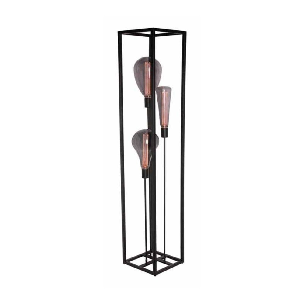 Freelight LED-Beleuchtung  Bodenleuchte - Palco - 160cm - Schwarz - inkl. 3 LED Lampen