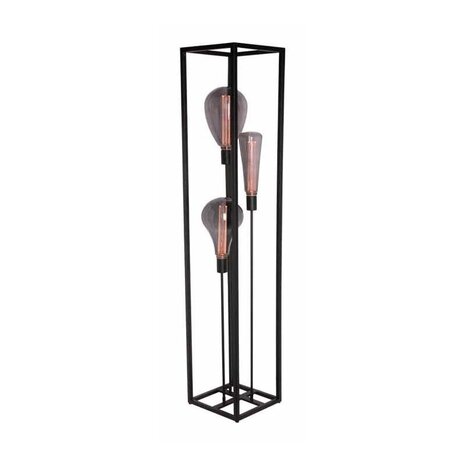 Freelight LED-Beleuchtung  Bodenleuchte - Palco - 160cm - Schwarz - inkl. 3 LED Lampen