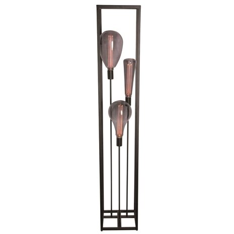 Freelight LED-Beleuchtung  Bodenleuchte - Palco - 160cm - Schwarz - inkl. 3 LED Lampen