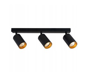 LCB LED-Beleuchtung Innovatives Design, hochwertige Technik & schnelle Lieferung! LED Deckenspot Mattschw. - 3 verstellbare GU10 Fassungen für LED Spots - exkl. LED Spot