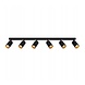 LCB LED Deckenspot Mattschwarz - 6 verstellbare GU10 Fassungen für LED Spots - exkl. LED Spot LCB LED Deckenspot Mattschwarz - 6 verstellbare GU10 Fassungen für LED Spots - exkl. LED Spot