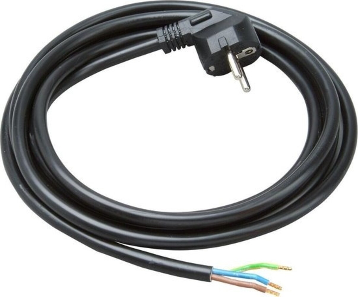 LCB LED-Beleuchtung Innovatives Design, hochwertige Technik & schnelle Lieferung! Anschlusskabel halogenfrei mit Winkelstecker - 2m - 3x 0,75mm2  - H05Z1Z1-F